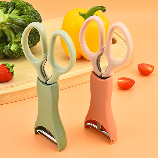 Multifunctional Stainless Steel Kitchen Scissors For Home Use