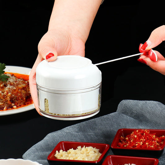 Kitchen Gadgets Multi-Function Manual Plastic Mini Garlic Chopper